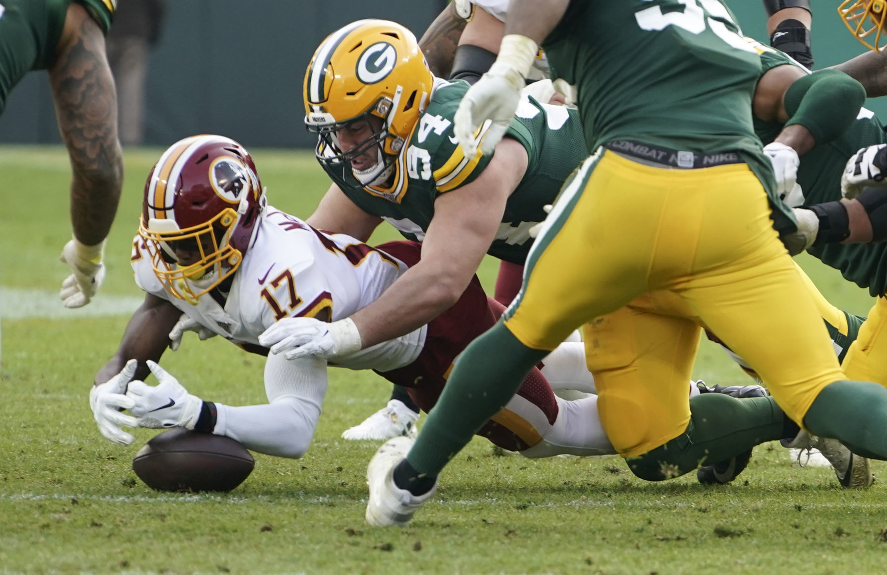 Packers 20, Redskins 15